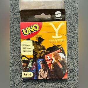 NWT Yellowstone themed Uno card game